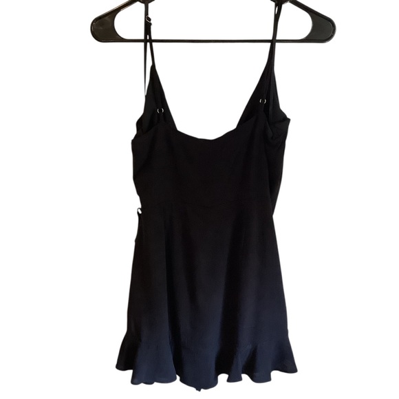 Honey Belle Black Wrap Dress with Shorts Underneath & Ruffle Hem WORN ONCE - Picture 6 of 12